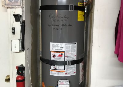 50 Gal Rheem Water Heater change out. City of Fullerton, CA.