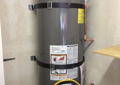 40 Gallon Rheem Water Heater change out with new vent. City of Orange, CA.