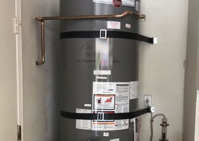 75 Gallon Rheem Water Heater with Circulating Pump, new vent and new wood floor. City of Anaheim Hills, CA.