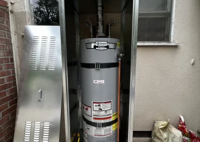 40 gallon AO Smith Water Heater Relocation. City of Whittier, CA