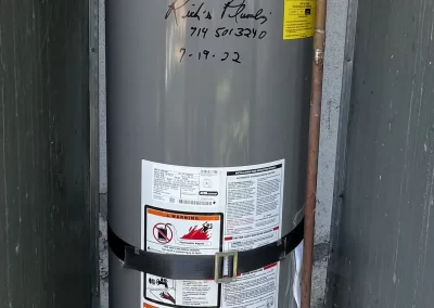40 Gallon Rheem Water Heater Changeout. City of Fullerton, CA
