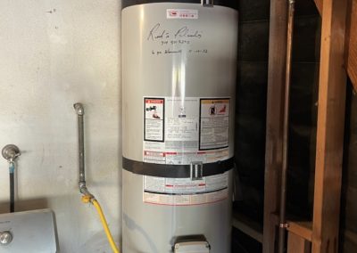 75 Gallon Bradford White Water Heater Changeout with circulation pump. City of Fountain Valley, CA.