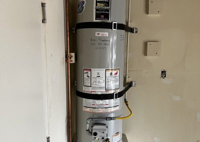 40 Gallon Rheem White Water Heater Changeout. City of Costa Mesa, CA.