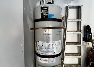 50 Gallon Bradford White Water Heater Changeout with Power Venting. City of Yorba Linda, CA.