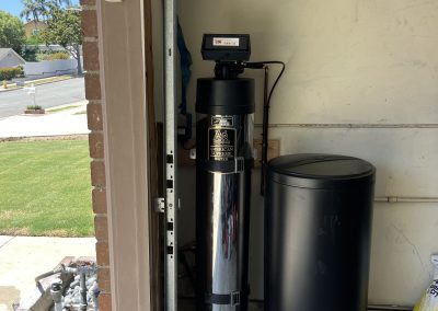 1.5 ft^3 Water Softener Installation. City of Fullerton, CA.