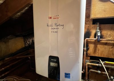 Navien Tankless Water Heater Installation. City of Huntington Beach, CA.