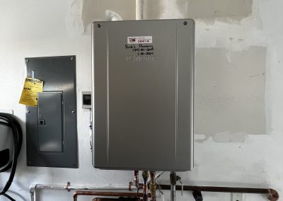 Noritz Tankless Water Heater Installation. City of Brea, CA.